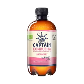 Captain Kombucha Kombucha Kalifornská malina 400 ml BIO